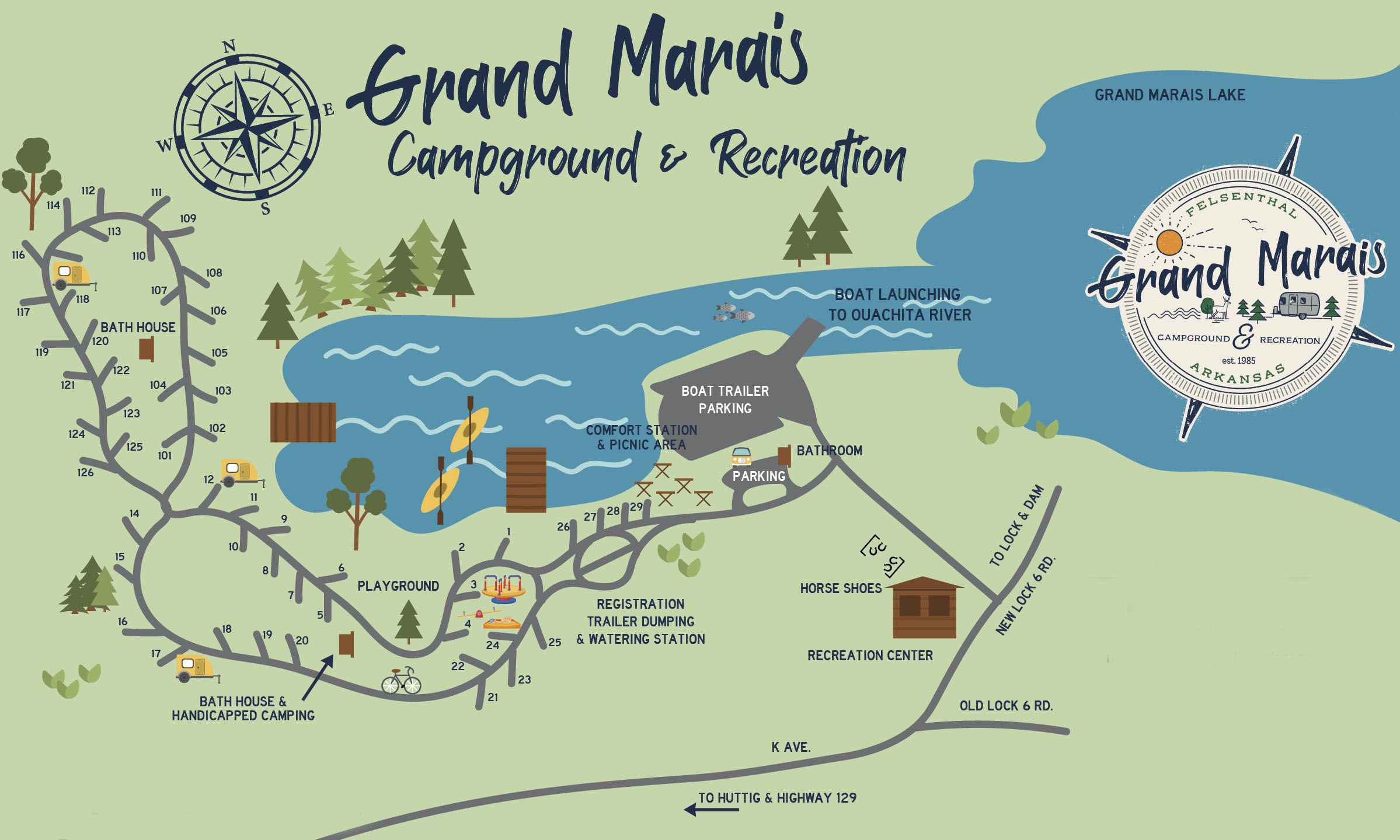 campsites in south arkansas
